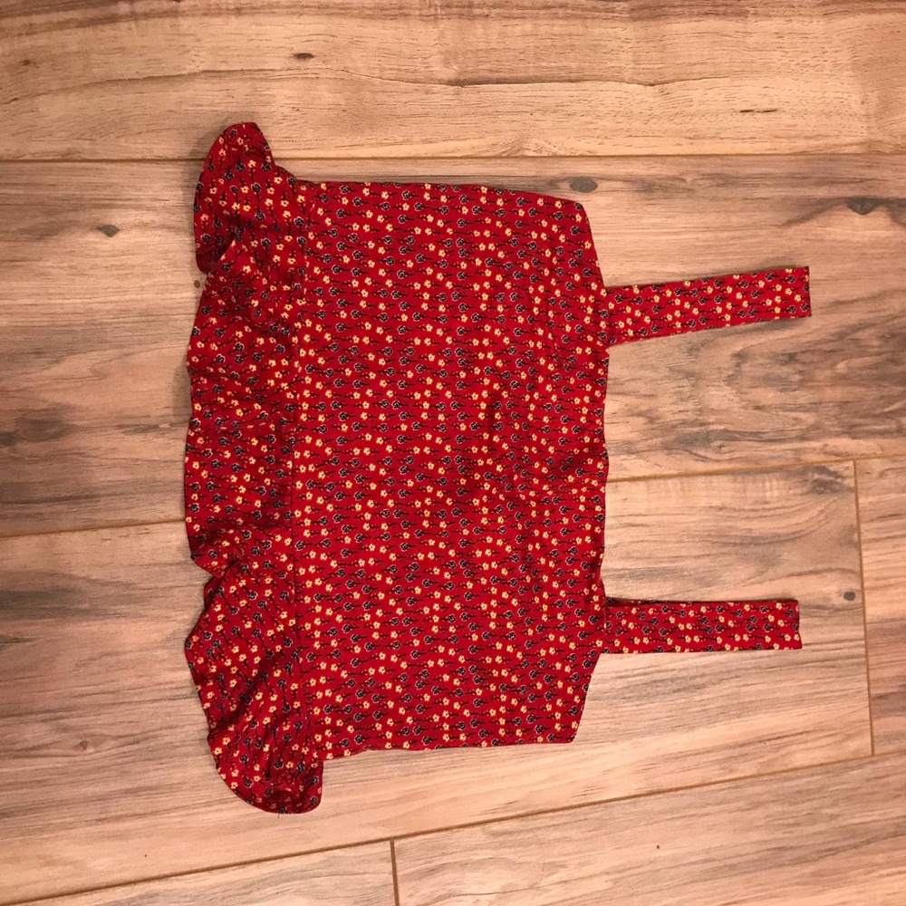 Cute flower crop top - Picture 2 of 2